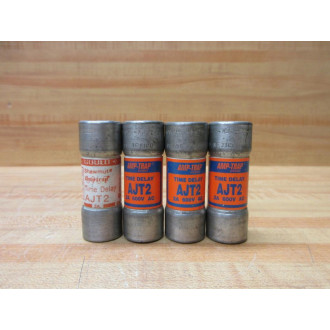 Gould Shawmut Ferraz AJT2 Mersen Amp-Trap Fuse (Pack of 4) - New No Box