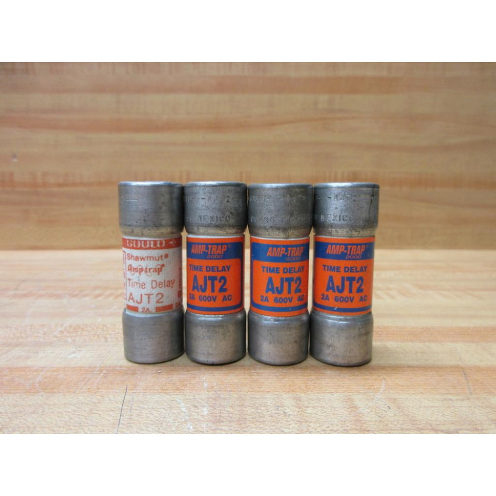 Gould Shawmut Ferraz AJT2 Mersen Amp-Trap Fuse (Pack of 4) - New No Box