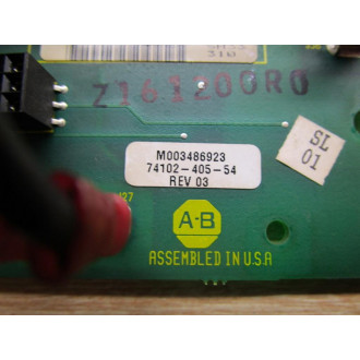 Allen Bradley 74102-405 Circuit Board 74102405 74102-405-54 - Used