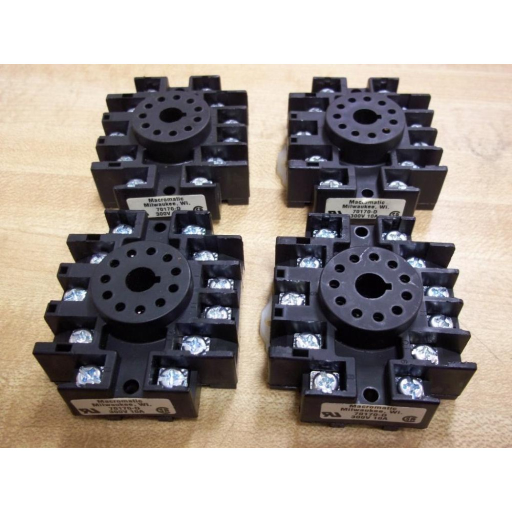 Macromatic 70170-D Relay Socket 70170D - New No Box