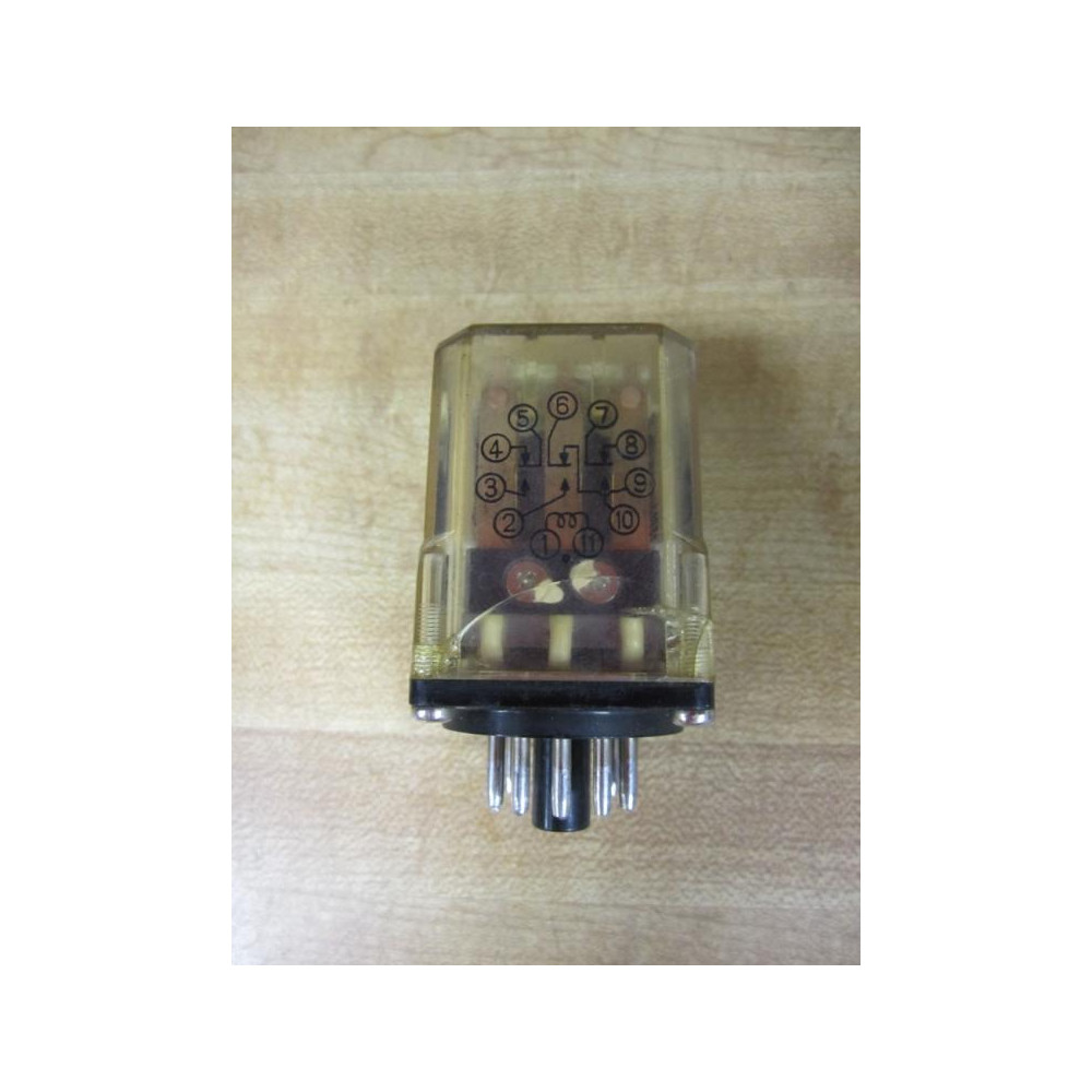 Fujitsu F.BV.34 611 Relay 100VAC F.BV.34I611 Cracked Housing - Used