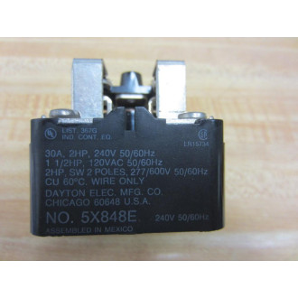 Dayton 5X848E Power Relay 240V 30A 2 Pole - New No Box