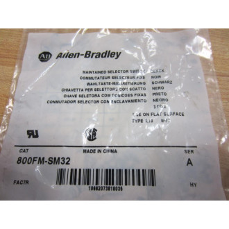 Allen Bradley 800FM-SM32 Switch (3) Position Maintained