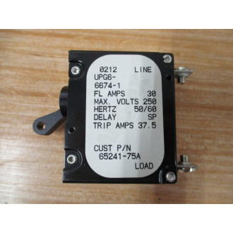 Reliance 65241-75A Circuit Breaker 30AMP  UPG6-6674-1