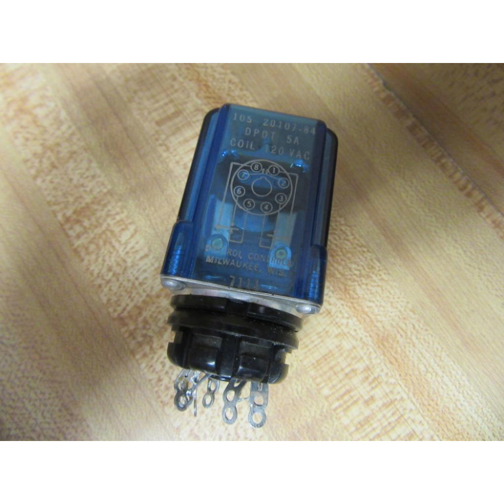Deltrol Controls 20107-84 Relay 105 Z0107-84 120VAC - Used