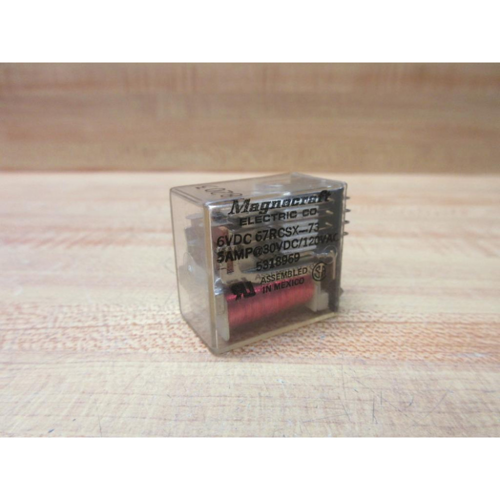 Magnecraft 67RCSX-73-6V DC Relay 67RCSX-73-6VDC - New No Box