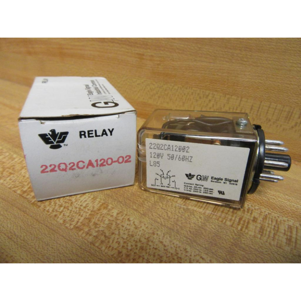 Eagle Signal 22Q2CA120-02 Relay 22Q2CA12002
