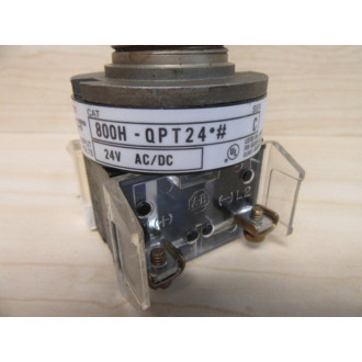 Allen Bradley 800H-QPT24 Pilot Light White 800H-QPT24W - New No Box