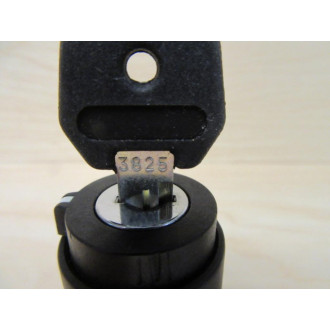 Allen Bradley 800EP-KM2R1 2-Pos Keyed Selector Switch 800EPKM2R1 - Used