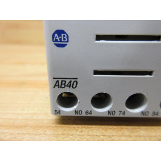 Allen Bradley 100-FAB40 Auxiliary Contact 100FAB40 - New No Box