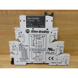 Allen Bradley 700-HLT1Z24 Block Relay 700-TBS24 Series C - New No Box