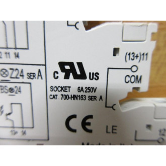 Allen Bradley 700-HLT1Z24 Block Relay 700-TBS24 Series C - New No Box