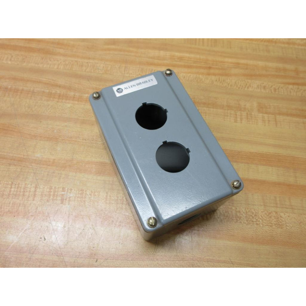 Allen Bradley 800T-2TZ Pushbutton Enclosure 800T2TZ - Used