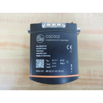 IFM Efector O3D302 3D Sensor O3DIRDKGE1GMS60-O3D302 - Used