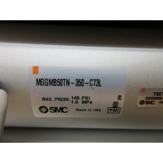 SMC MGGMB50TN-350-C73L Pneumatic Cylinder MGGMB50TN350C73L - New No Box