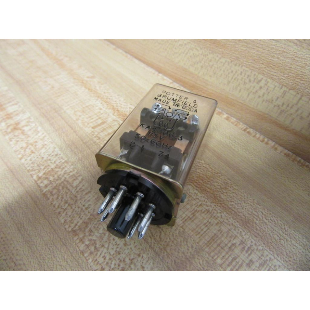 Potter & Brumfield KA4306-3-115V Relay KA4306-3 - New No Box