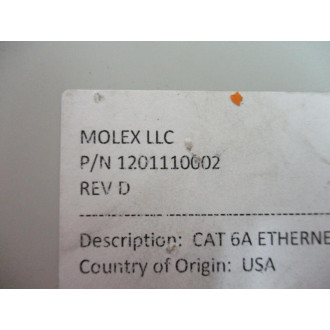 Molex 1201110002 CAT 6A Ethernet Converter Box - New No Box