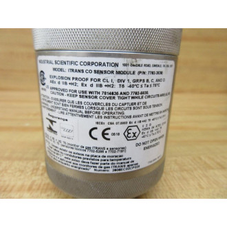 Industrial Scientific 7702-3836 iTrans CO Sensor Module - Used