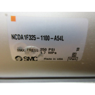 SMC NCDA1F325-1100-A54L Pneumatic Cylinder NCDA1F3251100A54L - New No Box