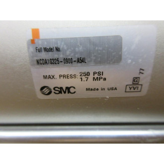 SMC NCDA1G325-0900-A54L Pneumatic Cylinder NCDA1G3250900A54L - New No Box