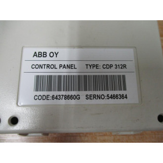 ABB CDP312R Control Panel Chipped - Used
