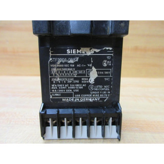Siemens 3TF2001-0BB4 3 Pole Contactor 3TF20010BB4 - Used
