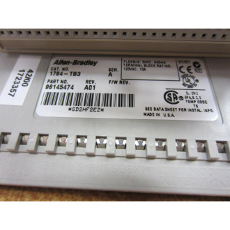Allen Bradley 1794-TB3 Terminal Base 1794TB3 Series A Rev A01 - Used