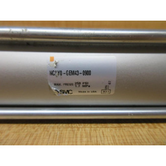 SMC NCAY0-GEM43-0900 Pneumatic Cylinder NCAY0GEM430900 - New No Box