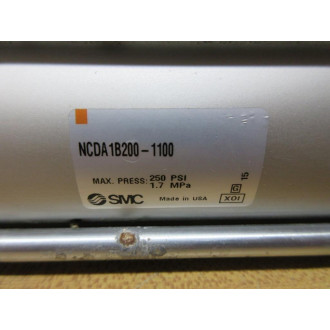 SMC NCDA1B200-1100 Pneumatic Cylinder NCDA1B2001100 - New No Box
