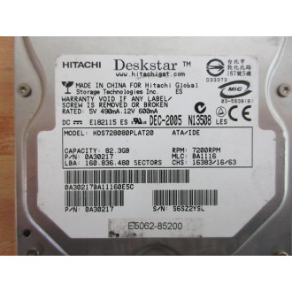 Hitachi 0A30217 Hard Drive - Used