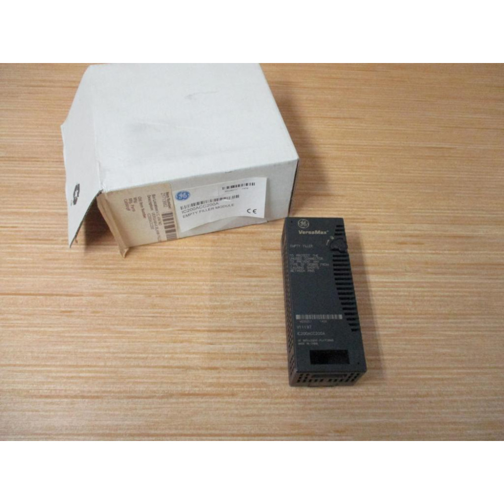General Electric IC200ACC200A GE Empty Filler Module