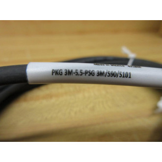 Turck PKG 3M-5.5-PSG 3MS90S101 Double Ended Cordset U-47799 - New No Box