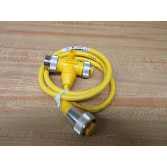 Turck RSM 50-RKM 50-1-RKM 50 T-Splitter Cable U-22412 - New No Box