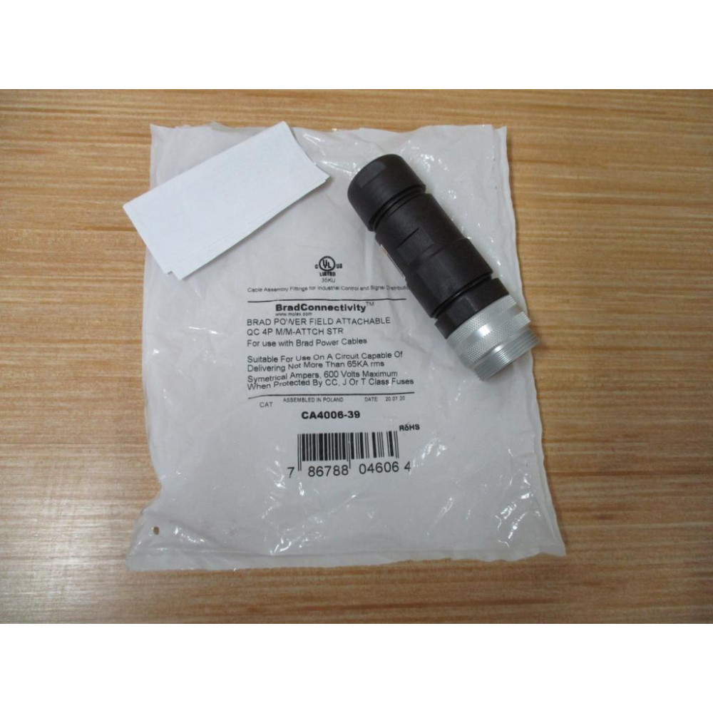 Brad Connectivity CA4006-39 Connector CA400639
