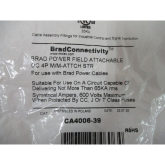 Brad Connectivity CA4006-39 Connector CA400639