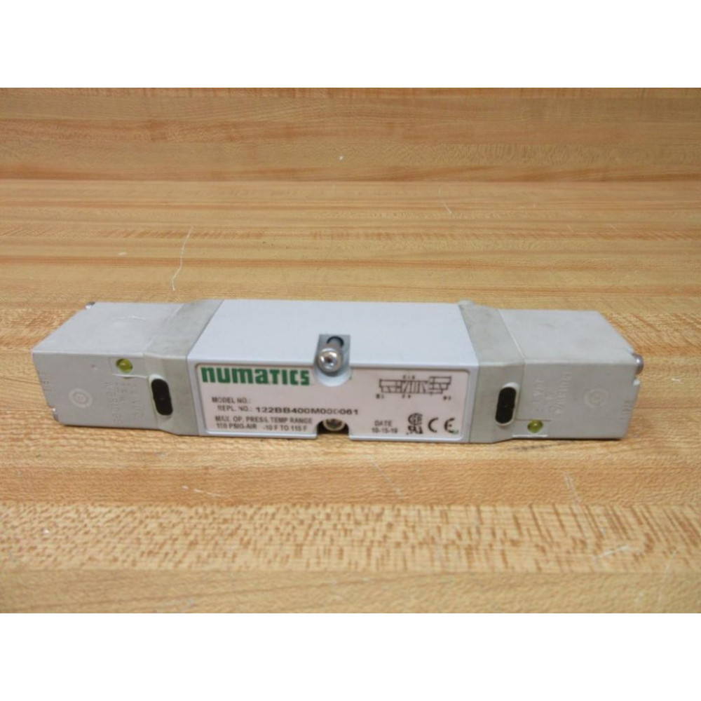 Numatics 122BB400M000061 Pneumatic Valve - Used