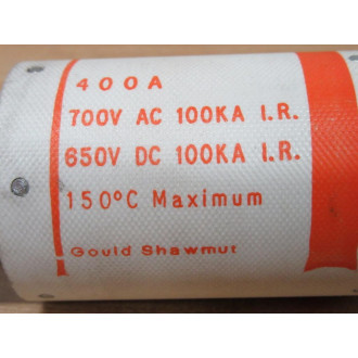 Gould Shawmut Ferraz A70P400-4 Amp-Trap Fuse A70P400 - Used