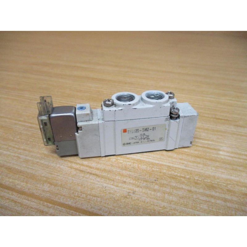 SMC SY5120-5MZ-01 Solenoid Valve SY51205MZ01 - Used