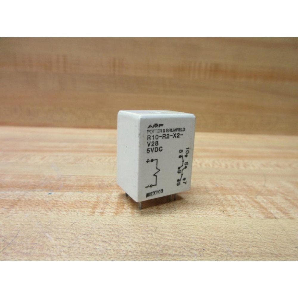 Potter & Brumfield R10-R2-X2-V28-5V DC AMF Relay R10-R2-X2-V28-5VDC - New No Box