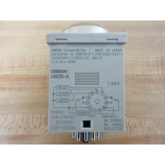 Omron H3CR-A Timer H3CRA 0.05S-300H - Used