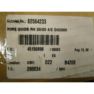 Demag 82564233 Rope Guide RH 2020 42 DH2000 Missing Arm
