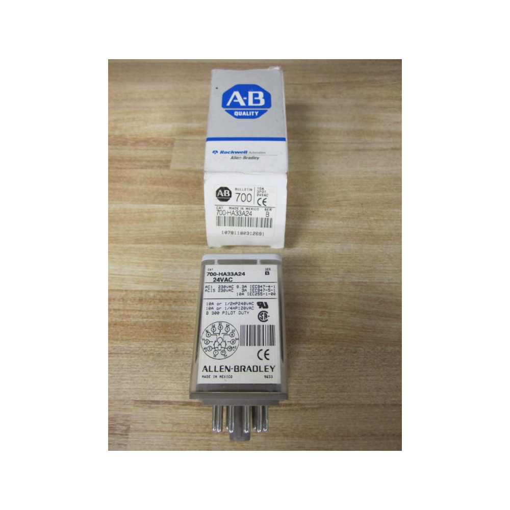 Allen Bradley 700-HA33A24-24V AC Relay 700HA33A24 Series B