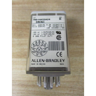 Allen Bradley 700-HA33A24-24V AC Relay 700HA33A24 Series B