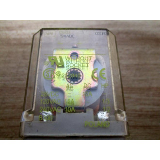Square D 8501-KUD12V53-24V DC Relay 8501-KUD12V53-24VDC - Used