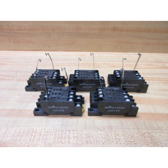 Omron PTF-11A Relay Socket PTF11A WMetal Retainers - Used
