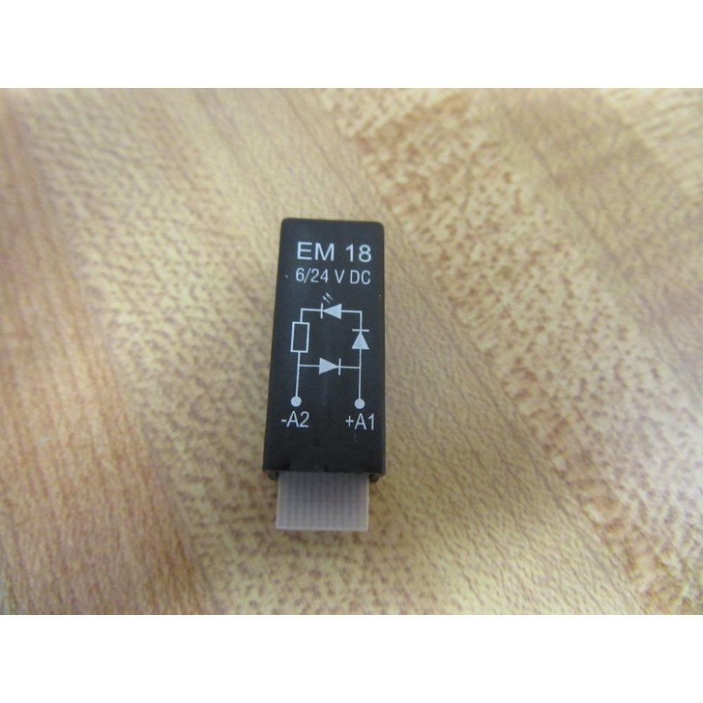 Tyco EM-18 Protection Module For Relays EM18 Black - Used