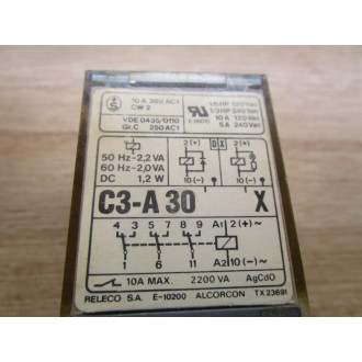 Releco C3-A 30 X Relay C3-A 30 X 2200 VA - Used