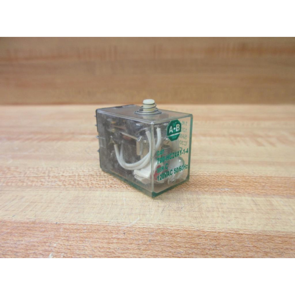 AB 700-HC24A1-1-4-120V AC Relay 700-HZ24A1-1-4-120VAC Series C - Used