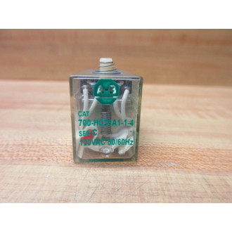 AB 700-HC24A1-1-4-120V AC Relay 700-HZ24A1-1-4-120VAC Series C - Used