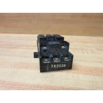 Dayton 5X853B Relay Socket Base WOut Screws (Pack of 5) - Used